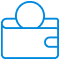 Stores cryptos, fiat currencies, and NFTs icon